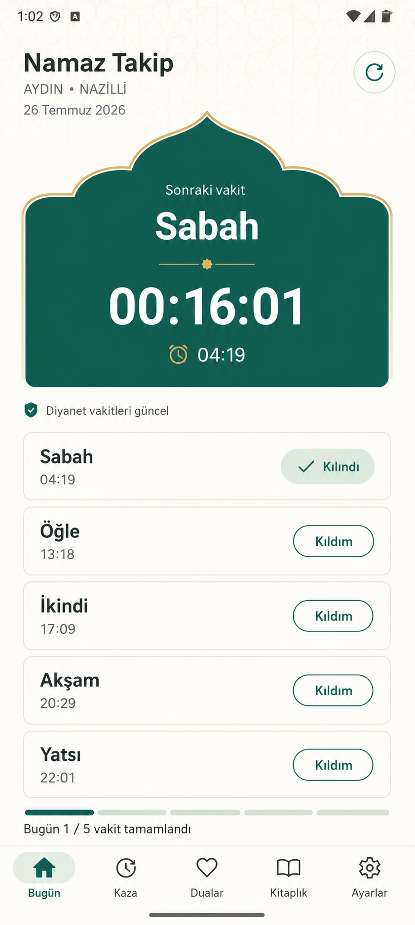 Namaz Yoldaşım kapak görseli